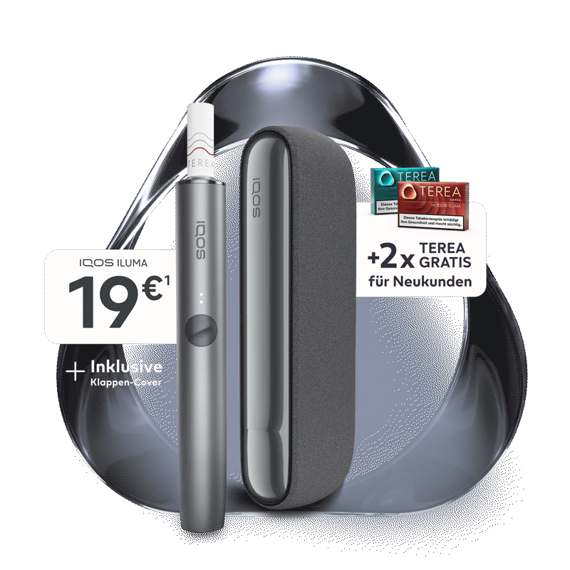 IQOS ILUMA für 19 Euro inklusive Klappen Cover kostenlos