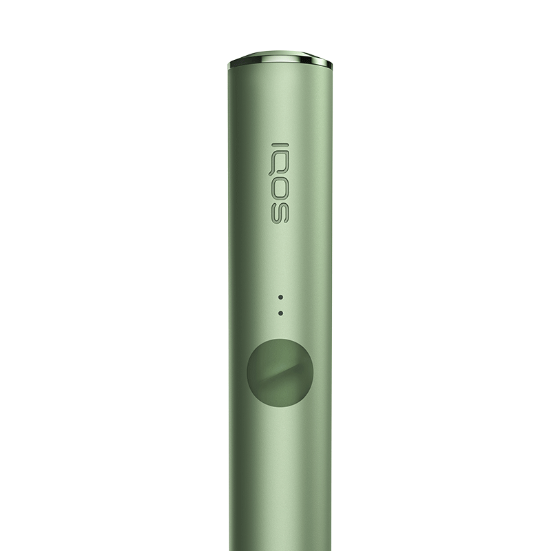 Ein IQOS ILUMA Holder mit einer Fehlermeldung in den LEDs.
