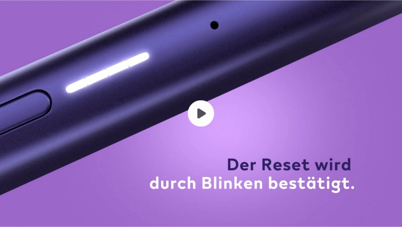 VEEV ONE Device Reset blinkende LED