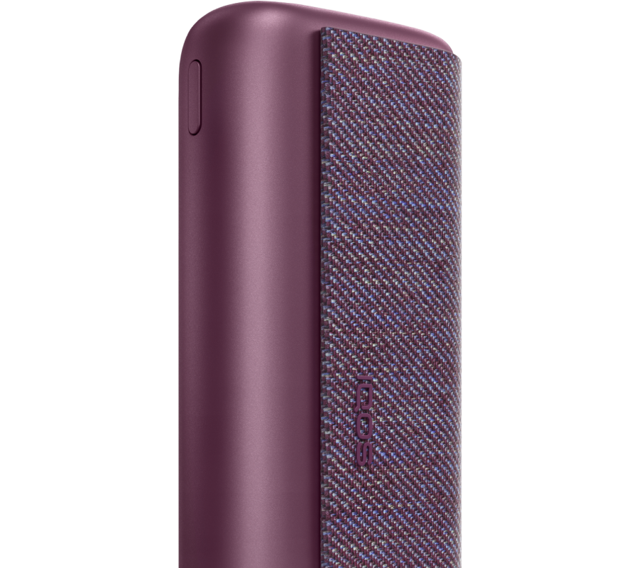 IQOS ILUMA i PRIME žepni polnilnik v barvi Midnight black.