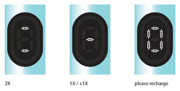 Touch Screen Experience Status symbols on IQOS ILUMA i device