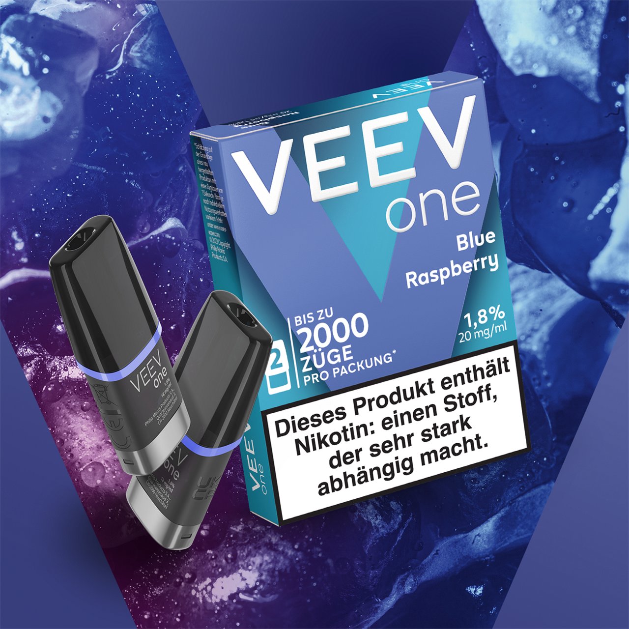 VEEV ONE Pods Blue Raspberry