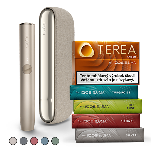 IQOS ILUMA a 5 krabiček náplní