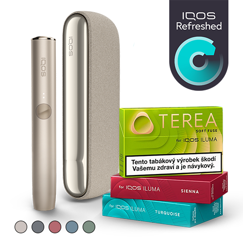 IQOS ILUMA Refreshed a 3 krabičky náplní