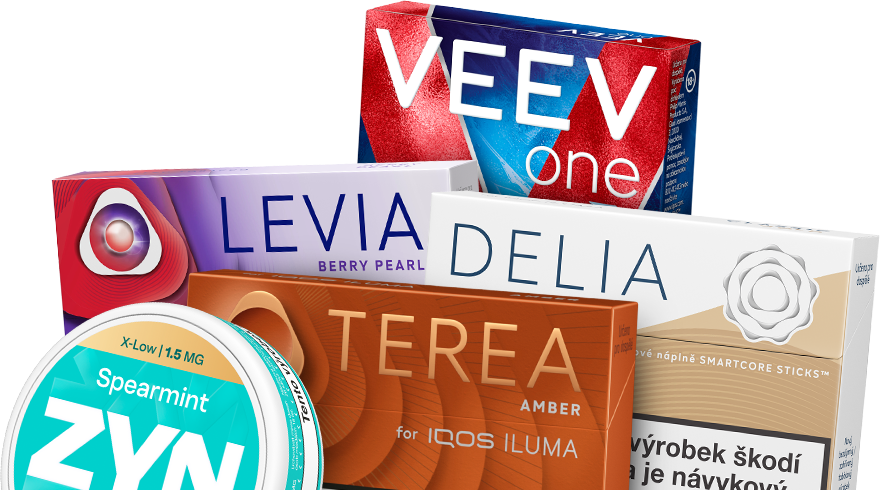 Krabičky náplní VEEV ONE, LEVIA, DELIA, TEREA a ZYN krabička