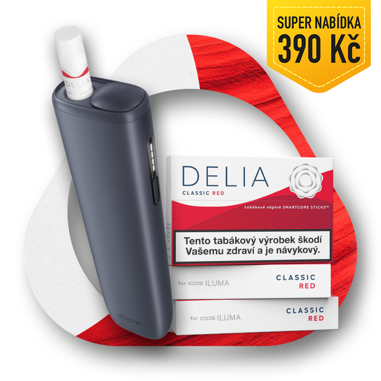 IQOS ILUMA i ONE a 3 krabičky DELIA