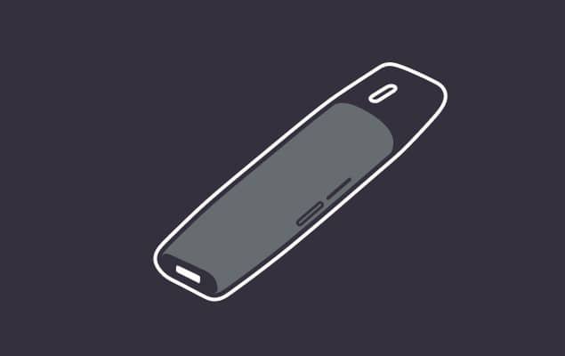 black and white device