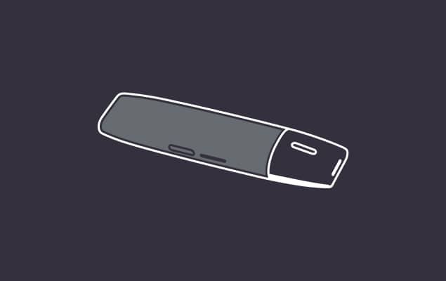 black and white device