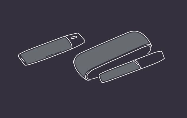 black and white device