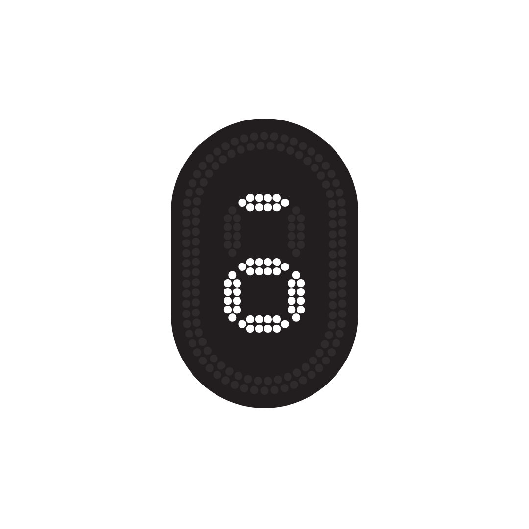 What does it mean when the Touch Screen displays horizontal lines and a circle underneath?