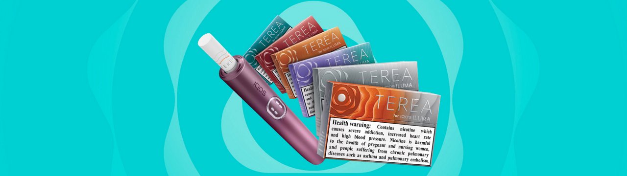 TEREA packs selection with IQOS ILUMA Holder