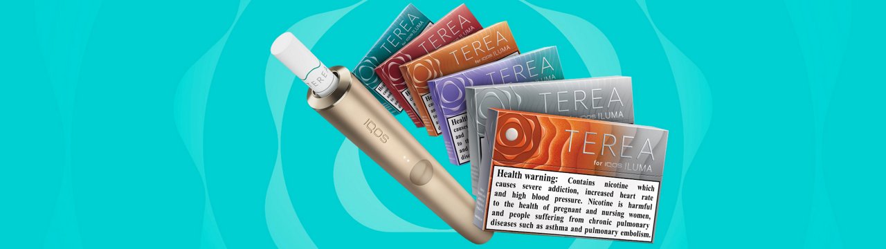 TEREA packs selection with IQOS ILUMA Holder