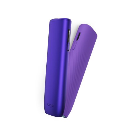 IQOS ILUMA ONE color lila, diseño portátil y minimalista, sobre fondo blanco.