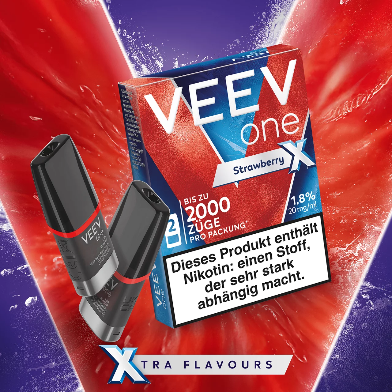 VEEV ONE Pods Extra Strawberry