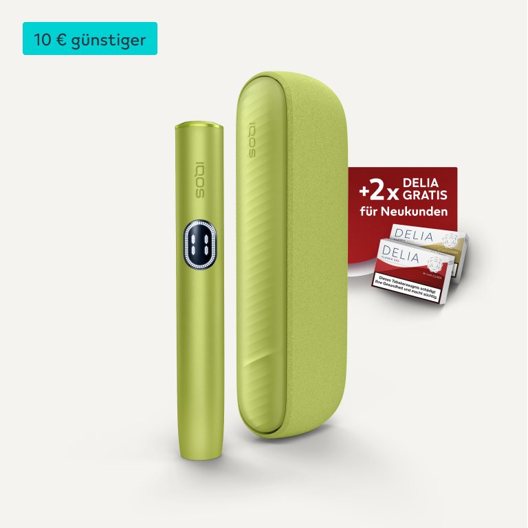 IQOS ILUMA i inkl. 2 Gratis DELIA Packungen für Neukunden