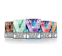 Eine Auswahl an VEEV ONE Pod Packs