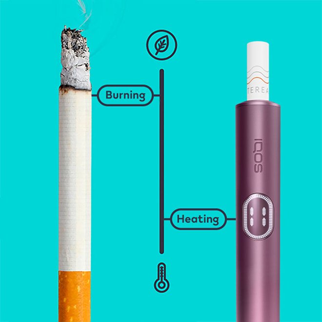 iqos smokeless cigarette (heated tobacco) replaces vaping as the next alternative IQOS ILUMA Science & Heat-not-Burn