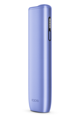 IQOS ILUMA i ONE color lila, sobre fondo morado claro.