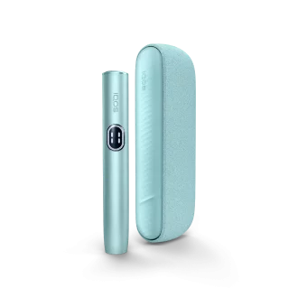 Breeze Blue IQOS ILUMA i device and its charger