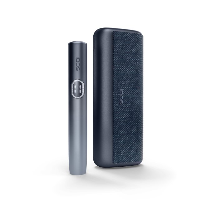IQOS ILUMA i PRIME Gerät, bestehend aus Holder und Pocket Charger
