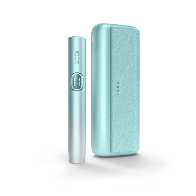 Garnet Red IQOS ILUMA i PRIME device and its charger