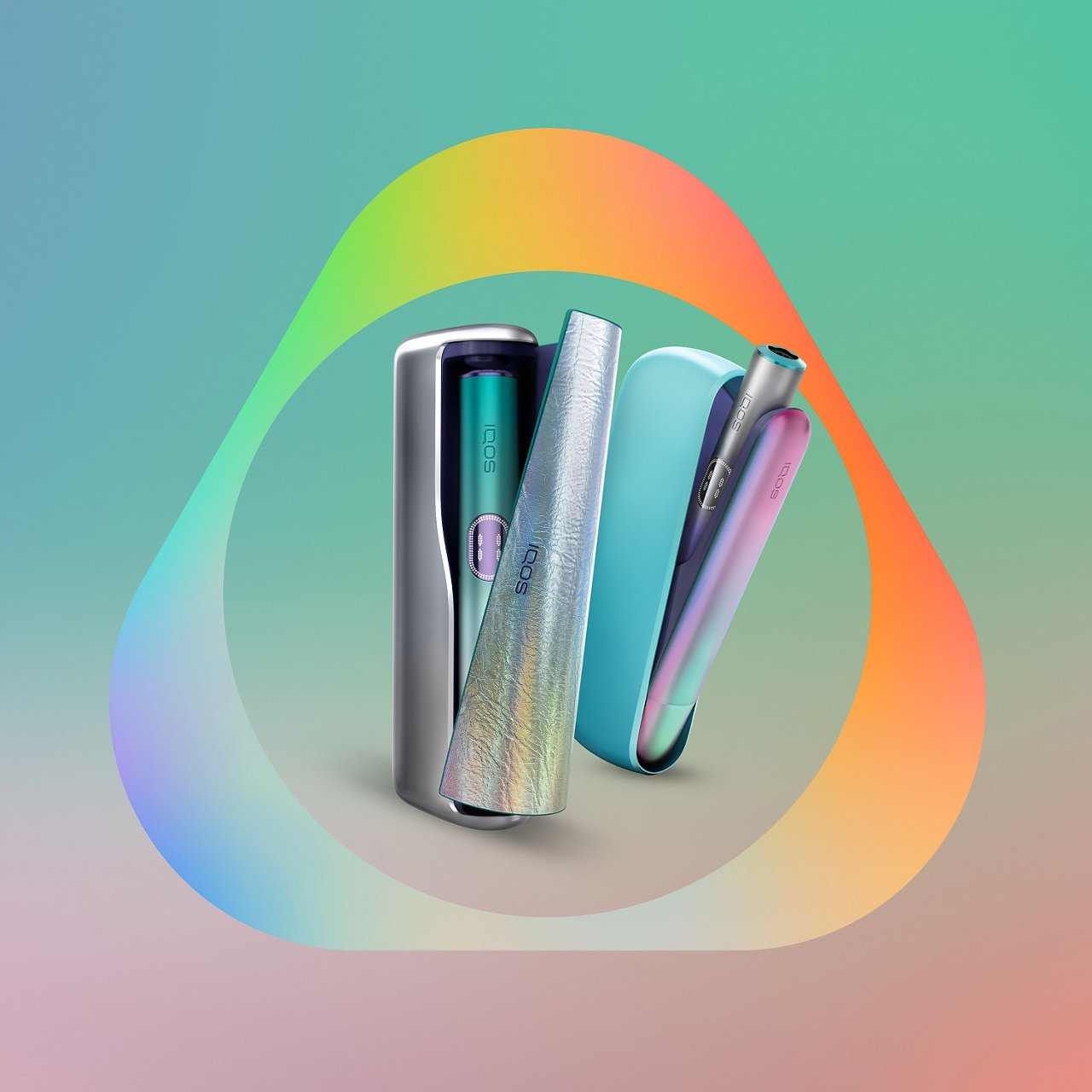 Image of phone with IQOS CLUB logo