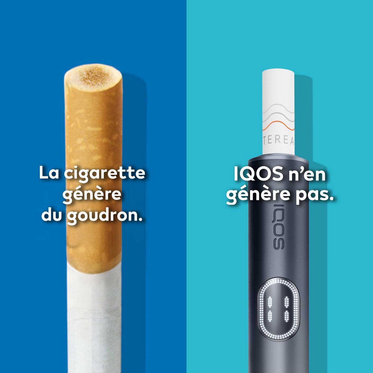 IQOS ne génère pas de goudron