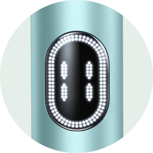 Closeup shot of the Touch Screen of IQOS ILUMA i Holder