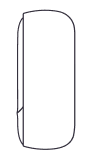 Dessin représentant le chargeur de poche IQOS ILUMA i