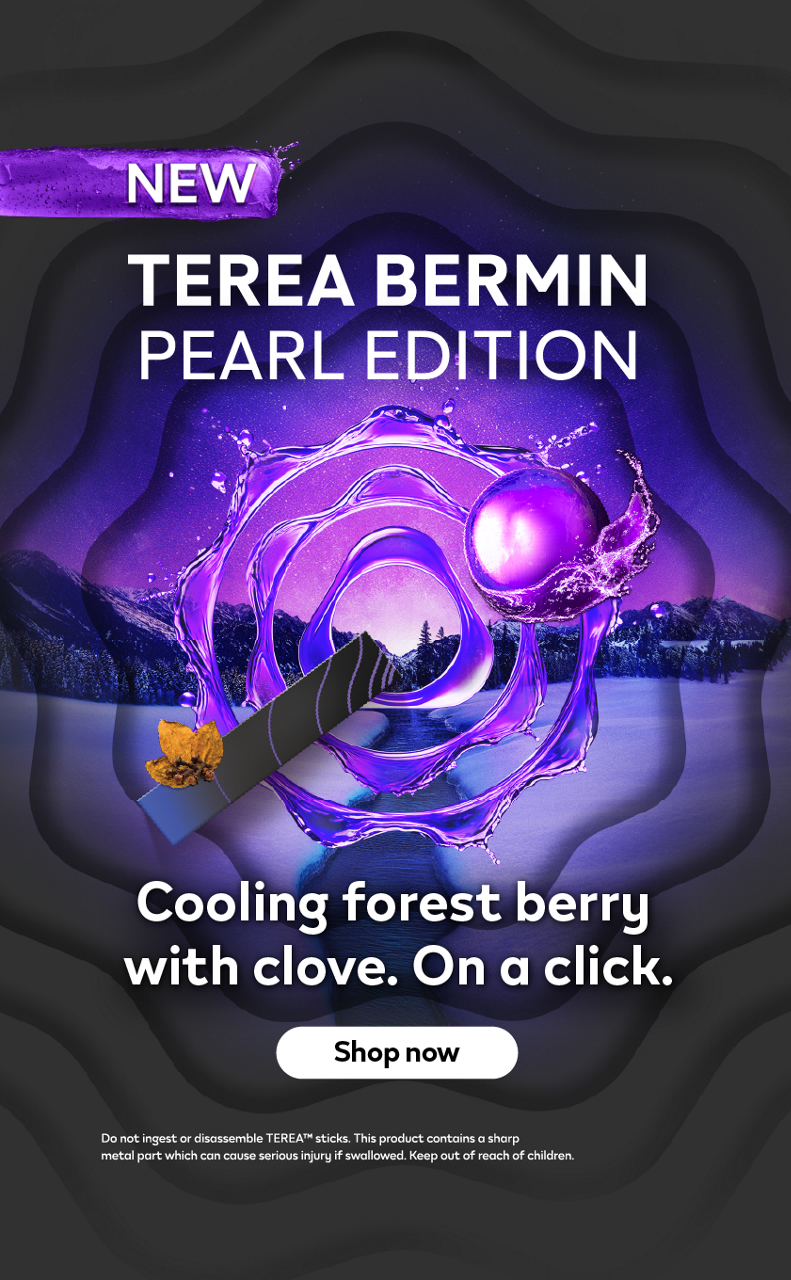 Banner New Flavor of TEREA Bermin Pearl Edition