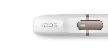 IQOS 2.4 Plus Nahaufnahme mit Button