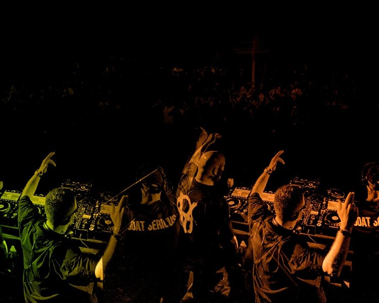 White IQOS 2.4 kit on the table of a bar