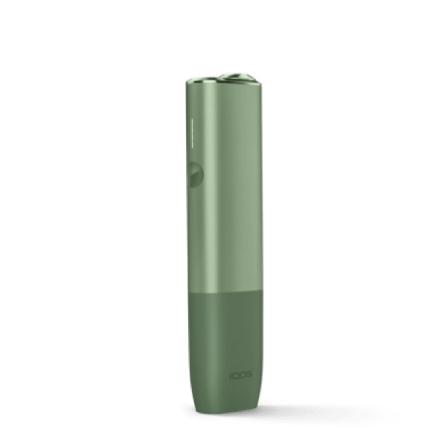 Green IQOS ILUMA ONE device