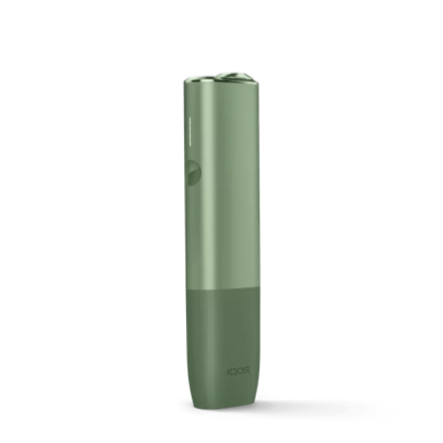 Green IQOS ILUMA ONE device