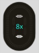What do the Touch Screen signs indicate?