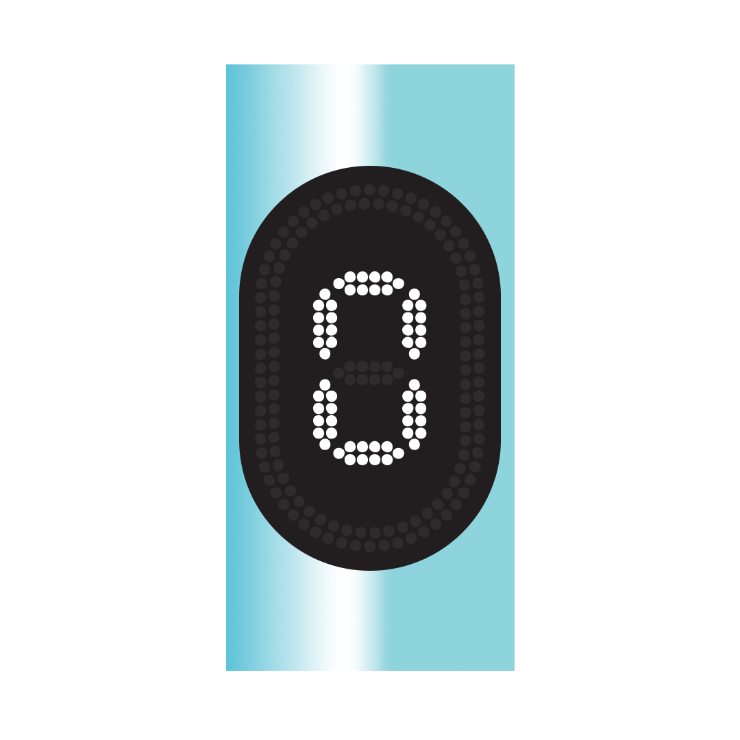 Why does the Touch Screen show the number “0” flashing 3 times?