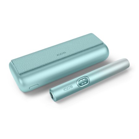 IQOS ILUMA PRIME color verde con diseño premium, sobre fondo blanco.