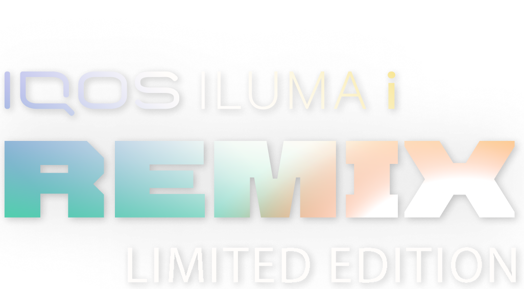 Logo IQOS ILUMA i PRIME REMIX Limited Edition.