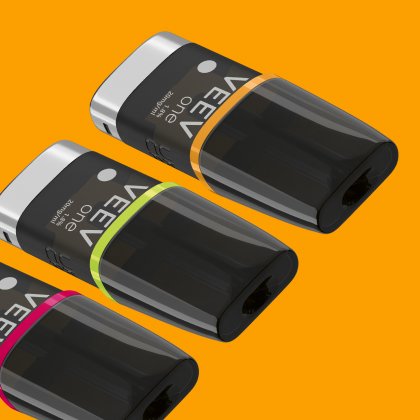 Tri pody VEEV ONE v odlišných príchutiach