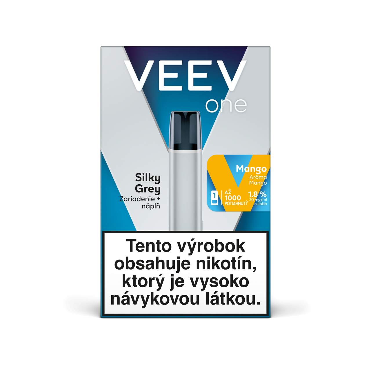 Silky Grey s náplňou Mango