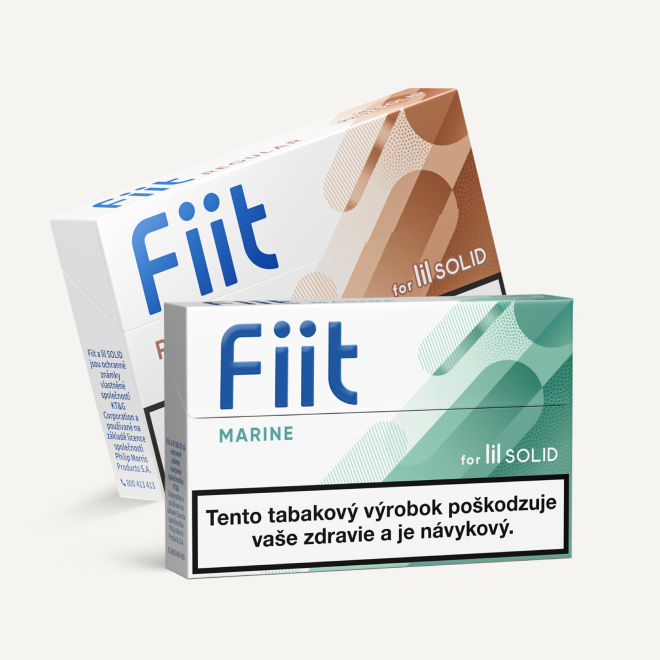 Dve škatuľky rôznych náplní Fiit