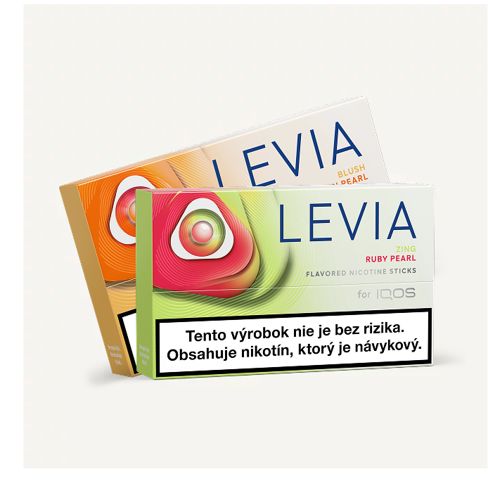 Dve škatuľky rôznych náplní LEVIA