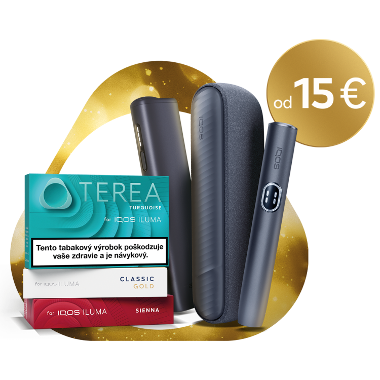 Zariadenia IQOS ILUMA i s troma krabičkami náplníTEREA, DELIA aleboLEVIA teraz už od 15 €