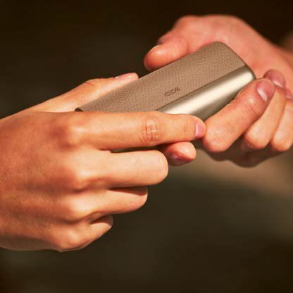 Stellar blue and white IQOS 3 DUO holders