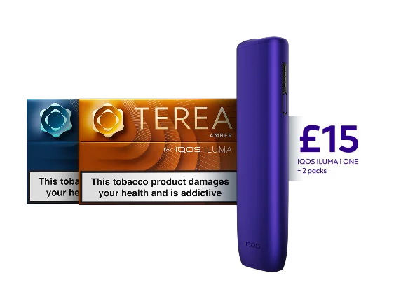 Die IQOS ILUMA i in der neuen Farbe Electric Purple 