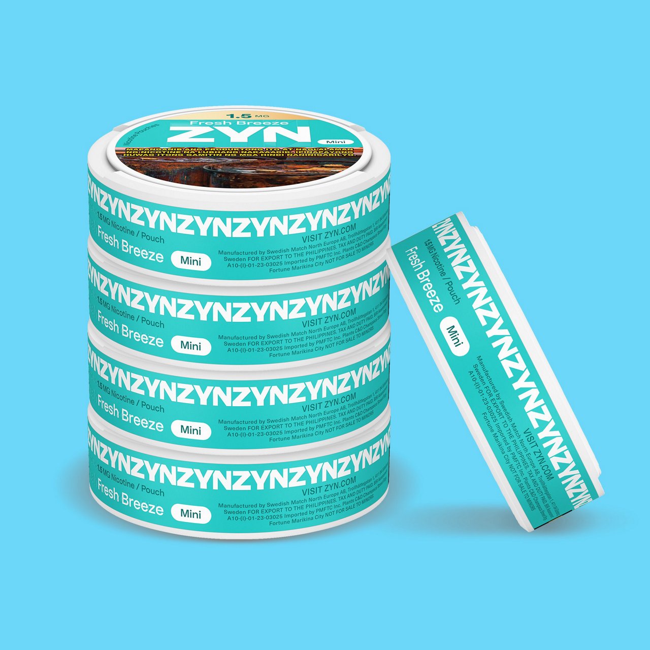 5-Can Bundle: A Fresh Breeze 1.5mg 5-can bundle