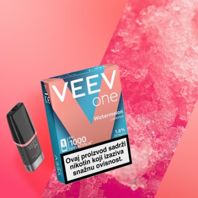 VEEV ONE Watermelon vape pod with packaging