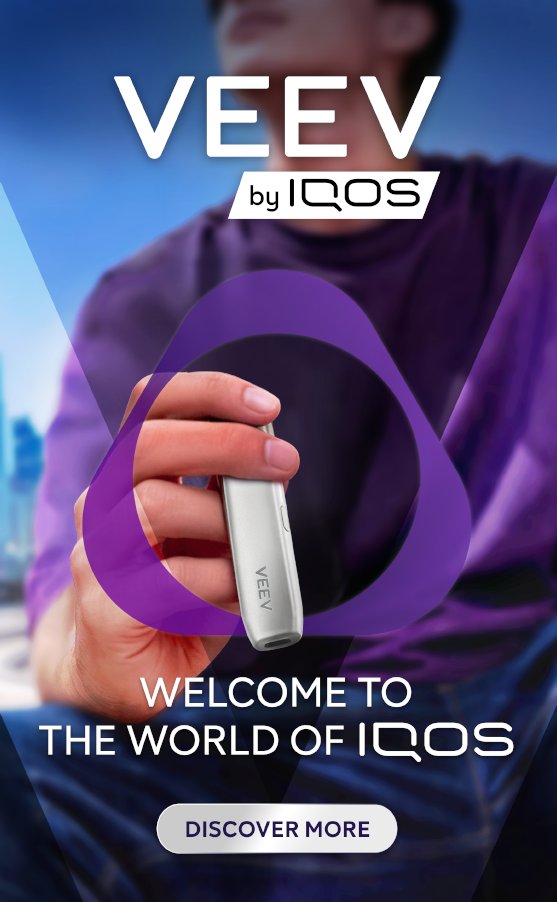 temukan perangkat vape VEEV  by IQOS  berbasis pod