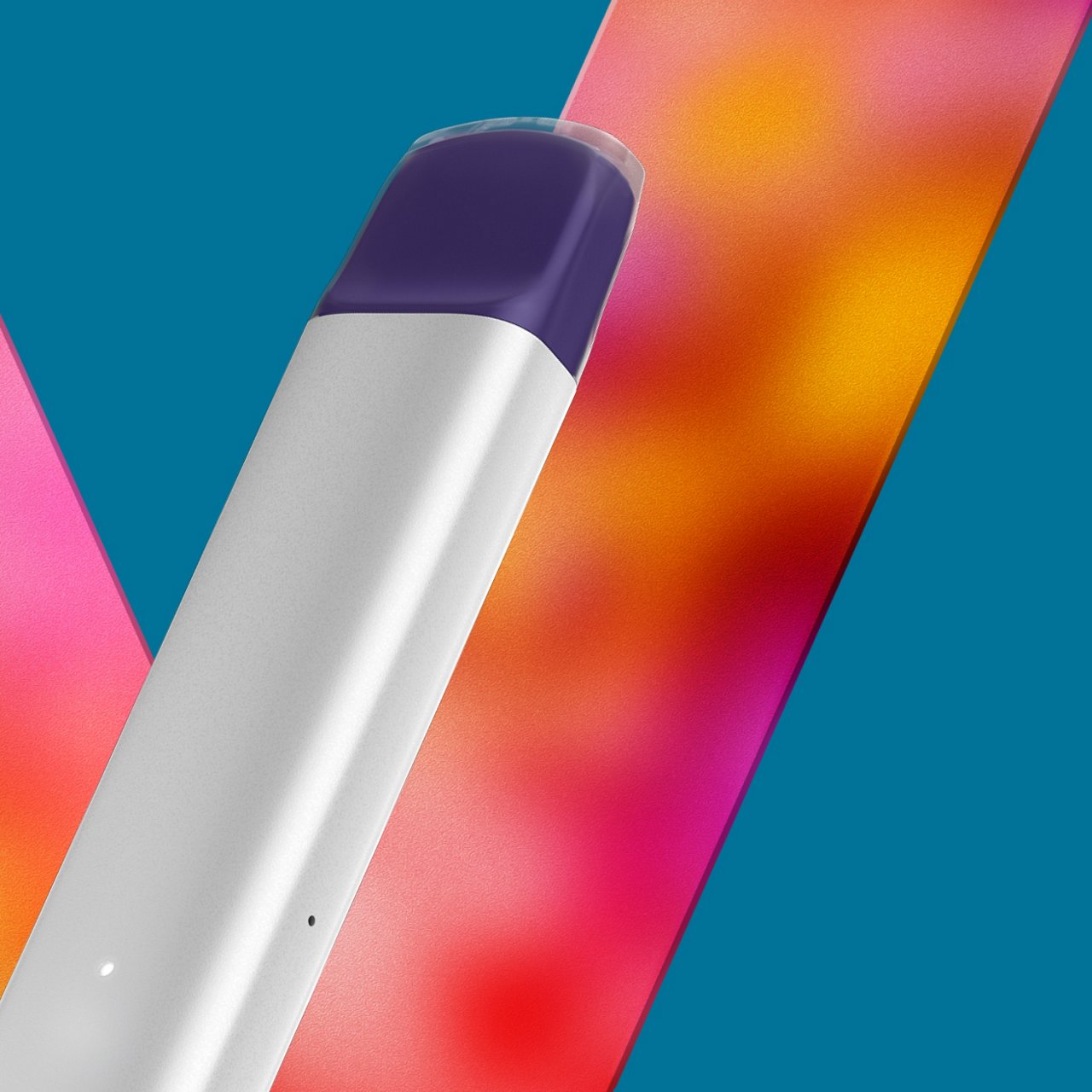 VEEV NOW blue raspberry flavour disposable vape device on logo banner background