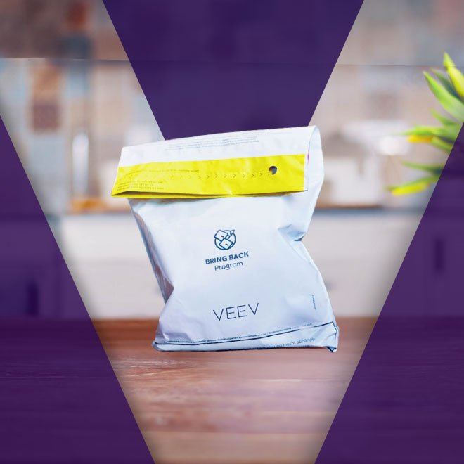 VEEV vapes recycling collection parcel